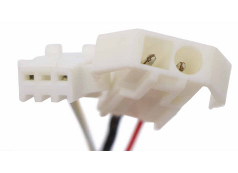 White Plastic Wiring Connector Close-Up on PXXACRG12RB Advent Air Relay Box | United RV Parts
