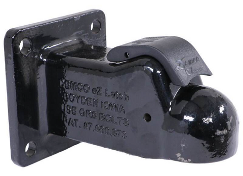 Demco | Cast Plate-Mount 2-5/16" Coupler | 15923-81 | 21,000 lb Capacity | Black