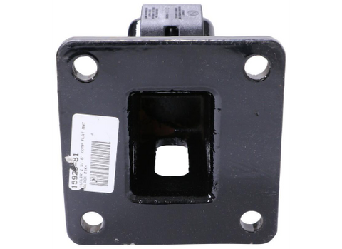 Demco | Cast Plate-Mount 2-5/16" Coupler | 15923-81 | 21,000 lb Capacity | Black