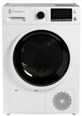 White InVision Compact Stackable Vented Dryer 690-3910 - Front View Closed | United RV Parts