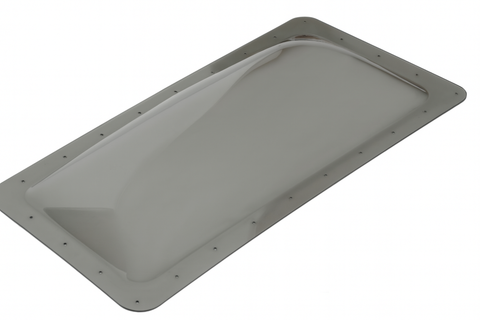 Icon Direct | Smoke Skylight 14 x 34 | 12118 | 4 inch Bubble | SL1434S