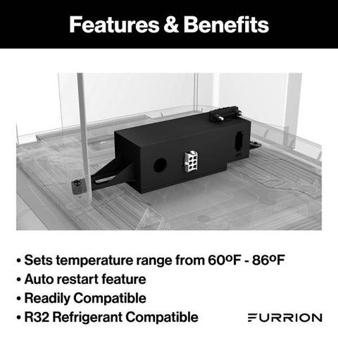 Furrion | Single Zone Controller | 2024044601 | Chill HE Low-Profile RV Air Conditioner Systems | Heat Pump