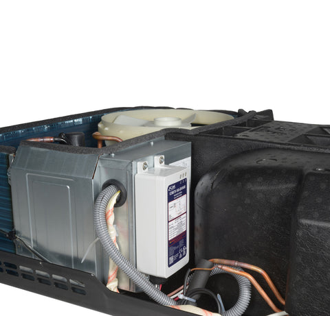 GE Appliances | Profile RV Air Conditioner | PLH15XAHB | 15,000 BTU | Heat Pump | Low Profile | Black