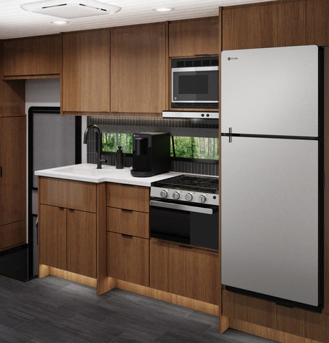 GE Appliances | RV Refrigerator | PPV10R5YRSS | 9.8 Cubic Foot | 12 Volt DC | Stainless Steel