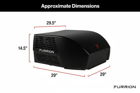 Furrion | Chill Cube Non Ducted Heat Pump | 2025008217 | 18,000 BTU | Black | FACR18HEPA-BL-AM