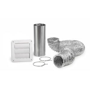 InVision | Dryer Exhaust Vent Kit | 620-3700 | White