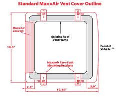 MaxxAir | Maxxair Vent Cover | 00-933051 | White