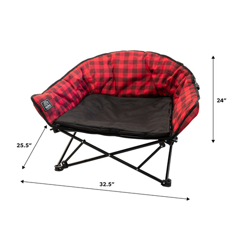 KUMA | Lazy Dog Bed | 844-KM-DG-RPB | Red Plaid