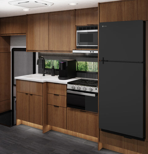 GE Appliances | RV Refrigerator | PPV10R5YRBB | 9.8 Cubic Foot | 12 Volt DC | Black