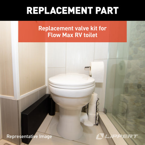 Lippert | Flow Max Replacement RV Toilet Valve Kit | 2022121976