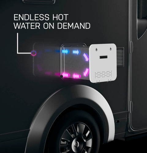 GE Profile | Tankless On-Demand Water Heater | PR60PTLWBU | LP Gas | 12v DC ignition