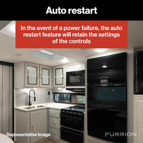 Furrion | Single Zone Controller | 2024044601 | Chill HE Low-Profile RV Air Conditioner Systems | Heat Pump