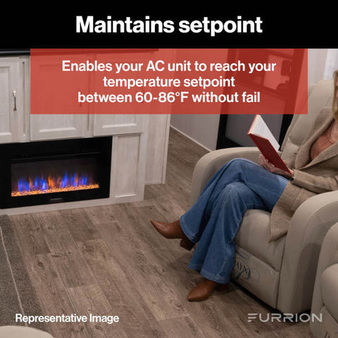 Furrion | Single Zone Controller | 2024044601 | Chill HE Low-Profile RV Air Conditioner Systems | Heat Pump