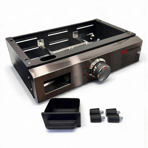 Invision | 18” Griddle (BASE ONLY) | 4032A | Male Quick Connect (RIGHT SIDE)