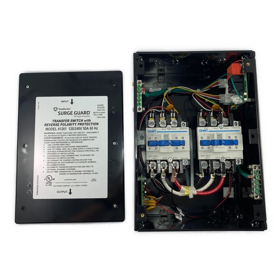 50amp Forward Reverse Switch Southwire | 50 Amp Automatic Transfer Switch | 41261-011 | Hardwired