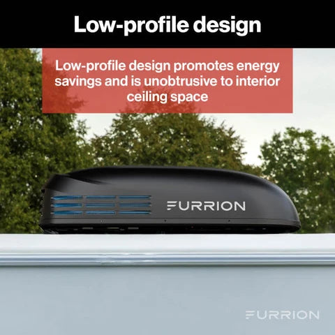 Furrion | Chill Cube RV Air Conditioner Low Profile | 2025059445 | 15,000 BTU | FACR15LPVS-PS-AM | Heat Pump | Black