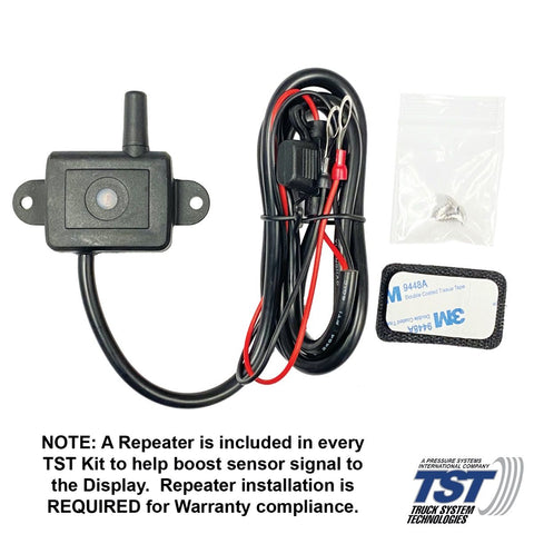 TST | 507 Series 4 Flow Thru Sensor TPMS System Color Display & Repeater | TST-507-FT-4-C