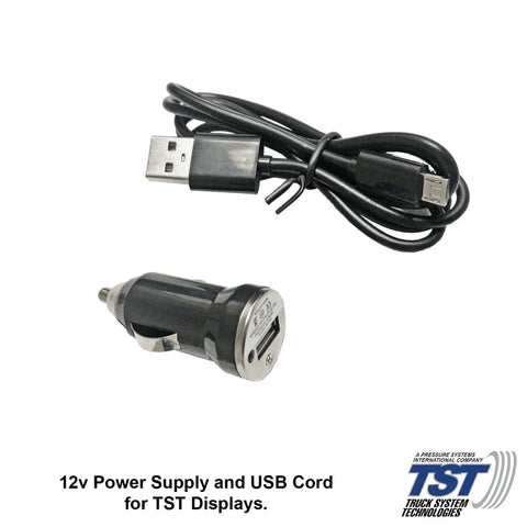 TST | 507 Series 4 Flow Thru Sensor TPMS System Color Display & Repeater | TST-507-FT-4-C