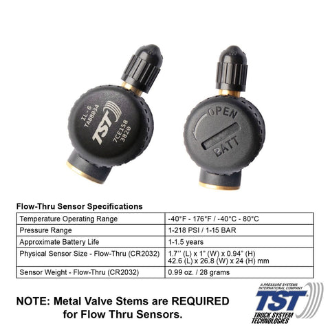 TST | 507 Series 6 RV Cap Sensor TPMS System Color Display & Repeater | TST-507-FT-6-C