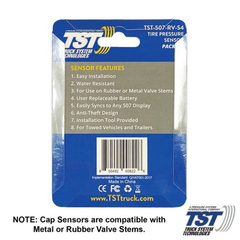 TST | 507 Series 4 RV Cap Sensor Tow Pack | TST-507-RV-S4