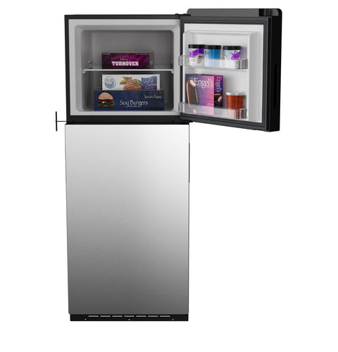 GE Appliances | RV Refrigerator | PPV10R5YRSS | 9.8 Cubic Foot | 12 Volt DC | Stainless Steel