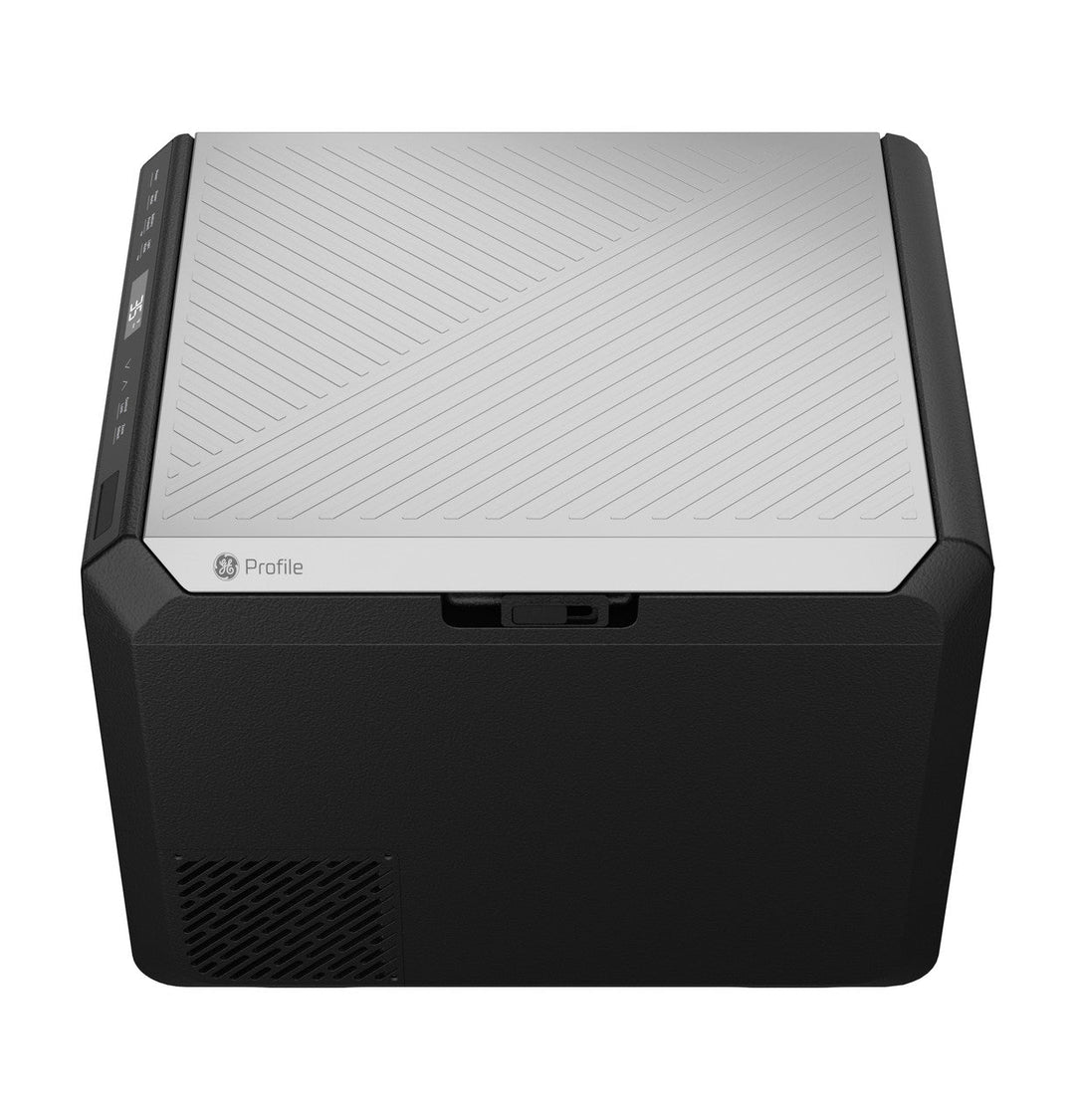 GE Appliances Portable Electric Cooler PRV02ATTBB 12V 50 Liter