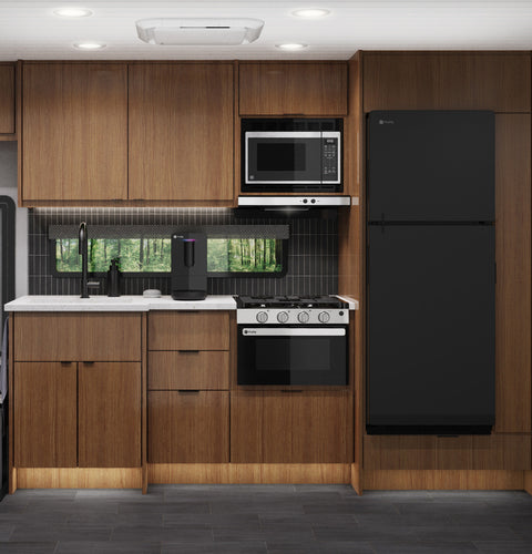 GE Appliances | RV Refrigerator | PPV10R5YRBB | 9.8 Cubic Foot | 12 Volt DC | Black