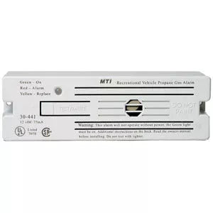 MTI Industries | Classic LP Gas Alarm | Surface Mount | 30-441-P-WT | White