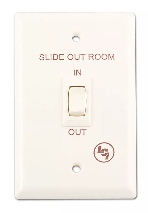In Out Select Switch Lippert | Interior In/Out Switch | 225488 | Almond | Schwintek Hydraul