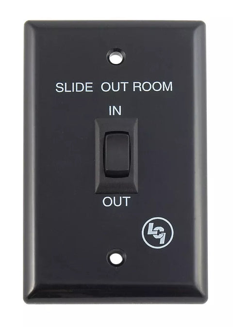 Lippert | Interior In/Out Switch | 225487 | Black | Schwintek Hydraulic