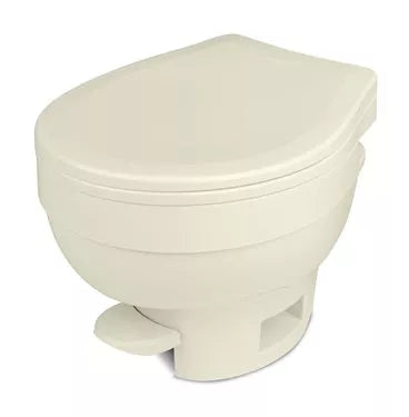 Thetford | Aqua-Magic VI Low RV Toilet with Foot Flush | 31834 | Parchment