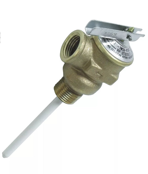 Camco | RV Water Heater Temperature and Pressure Relief Valve | 10423 | 1/2 Inch