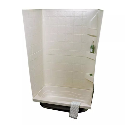 Specialty Recreation | Tub Wall | TW2438P  | Parchment | 24" x 38" x 59", Bath Product, United RV Parts