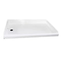 Specialty Recreation | Shower Pan Left Hand Drain | SP2436WL | White | 24" x 36", Bath Product, United RV Parts