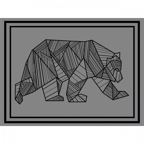 KUMA | Bear Outdoor Mat | 480-KM-RVMB-GB-12 | Black/Grey | 12' x 9'
