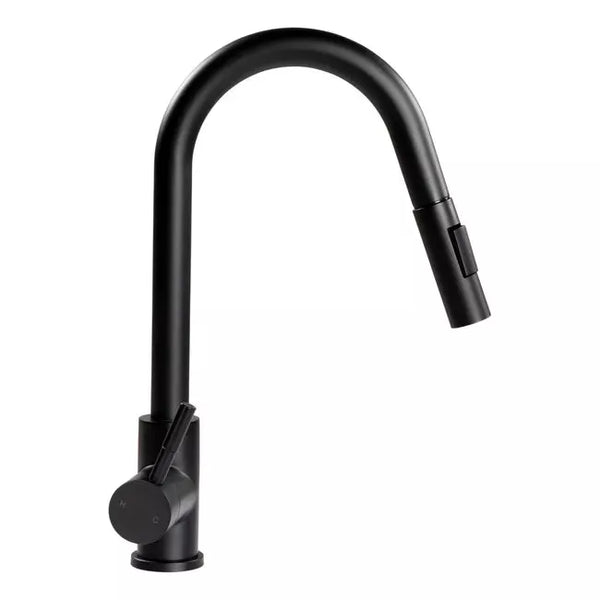 Lippert | Bullet Pull-Down Single Hole Faucet | 2021090600 | Black Mat