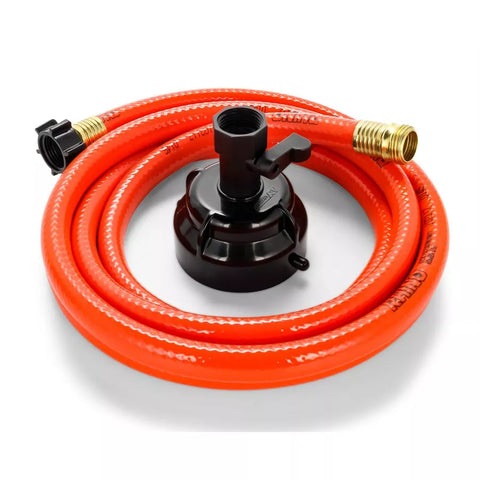 Camco | RhinoFlex Clean Out Hose with Rinser Cap | 22999 | 10'