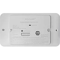 MTI Industries | Mini Dual LP/CO Alarm | Flush Mount with Trim Ring | 25-742-WT-TR | White