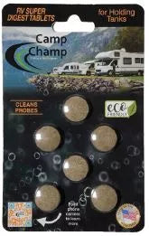 Camp Champ | Super Digest for RV Holding Tanks | CCSDTC | Tablets