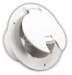 JR Products | RV Electrical Cable Hatch | 370-2-A | White