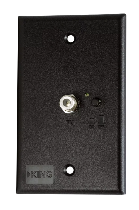 KING | Jack Power Injector Switch Plate | PB1001 | Black