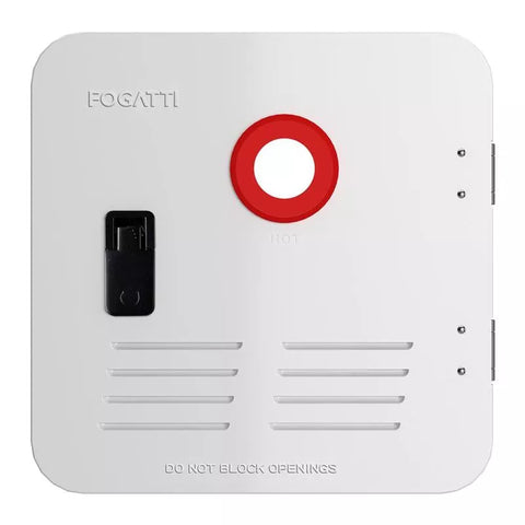 Fogatti | RV Tankless Water Heater Door Replaces Suburban | FSWD-1515/WHITE | 15" x15" | 6 Gallon | White, Water Heater Accessory, United RV Parts