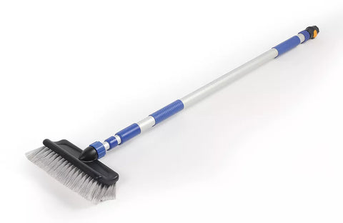 Camco | Flow-Through Wash Brush with Push Button Handle | 41960