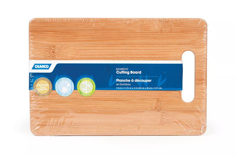 Camco | Bamboo Cutting Board with Handle | 43544
