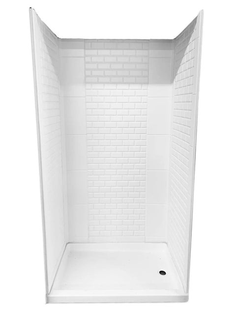 Specialty Recreation | Shower Wall System 5 Piece | SWA2436W  | White | 24" x 36" x 67", Bath Product, United RV Parts