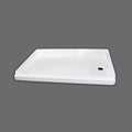 Specialty Recreation | Shower Pan Right Hand Drain | SP2440WR | White | 24" x 40", Bath Product, United RV Parts