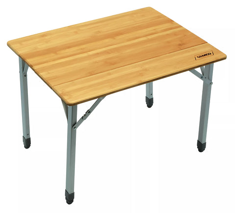 Camco | Compact Bamboo Folding Table w/ Aluminum Legs | 51895