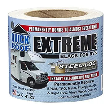 CoFair | Quick Roof Extreme Repair Tape | B-UBE425 | 4" x 25' Roll | Black