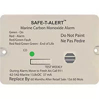 MTI Industries | Mini CO Alarm | Flush Mount | 62-542-WT | White