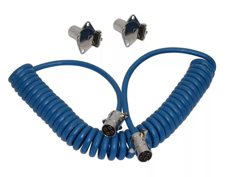 Blue Ox | 4 Wire Electrical Coiled Cable Extension | BX8861 | 6'
